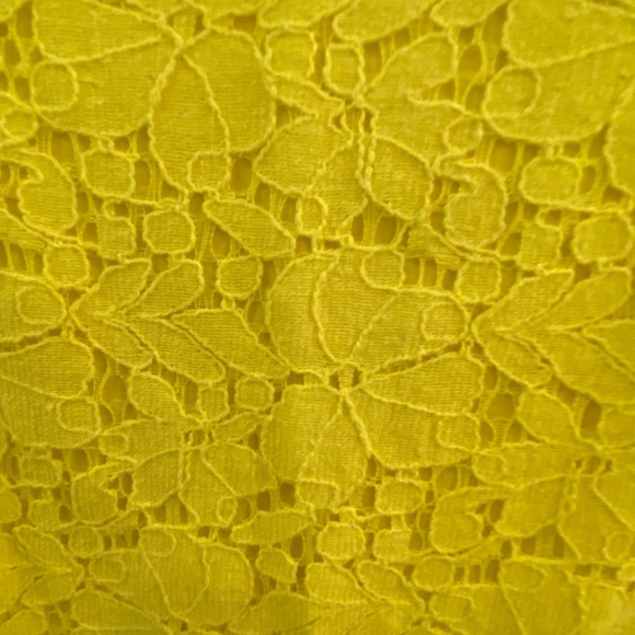 J Crew Bright Yellow Lace Dress 💛 - Picture 3 of 4